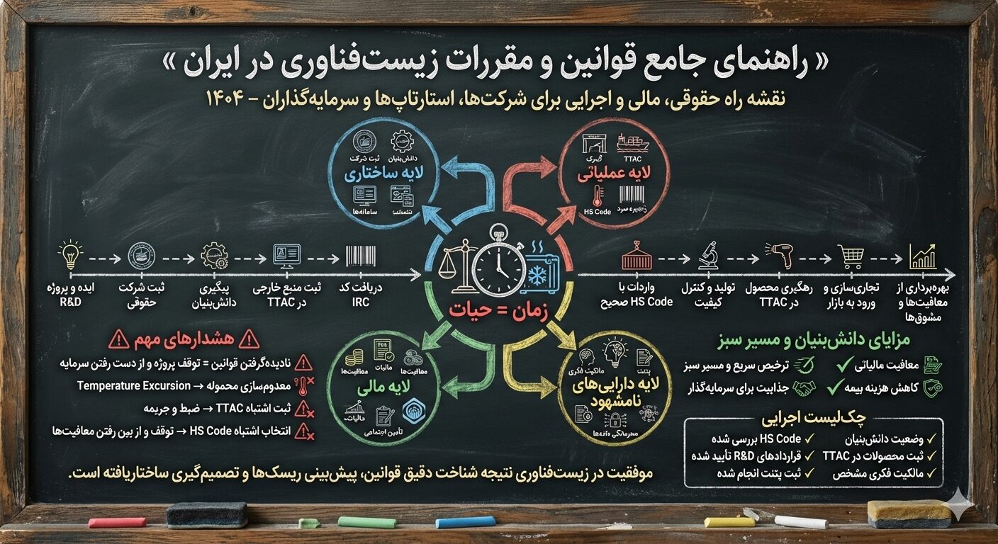 قوانین و مقررات زیست‌فناوری در ایران